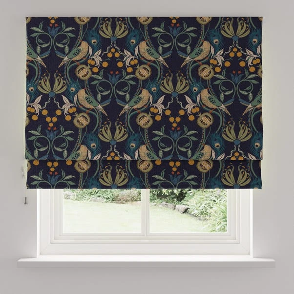 Dunelm Havisham Navy Blackout Roman Blind 5 Dunelm Havisham Navy Blackout Roman Blind - Image 3