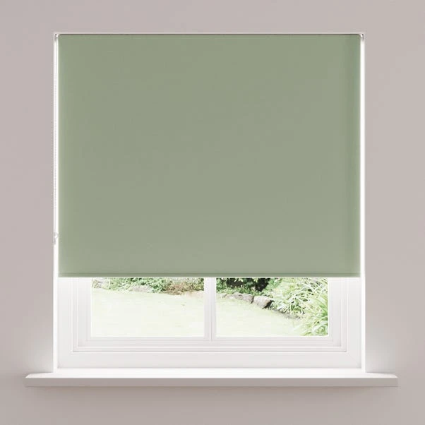 Dunelm Plain Lily Pad Blackout Roller Blind 3 Dunelm Plain Lily Pad Blackout Roller Blind