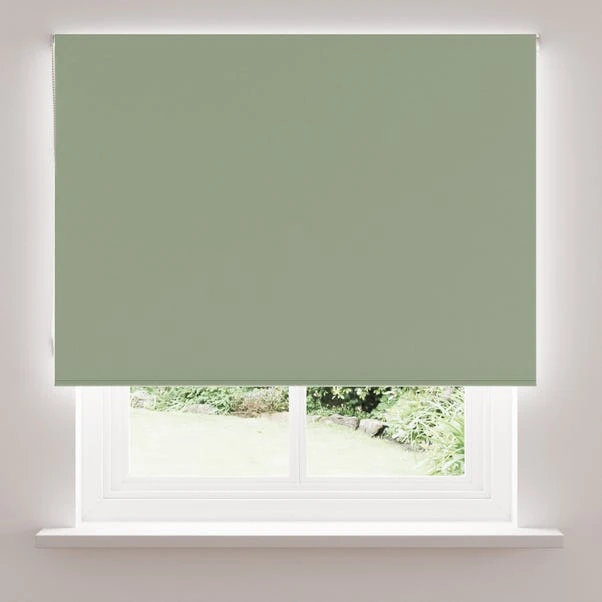 Dunelm Plain Lily Pad Blackout Roller Blind 5 Dunelm Plain Lily Pad Blackout Roller Blind - Image 3