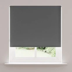 Dunelm Sales Store 26 Dunelm Charcoal Blackout Roller Blind