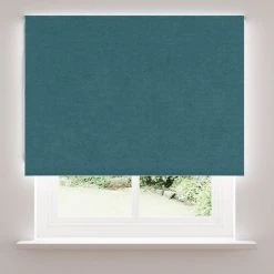 Dunelm Luna Teal Blackout Roller Blind 10 Dunelm Luna Teal Blackout Roller Blind -Dunelm Sales Store 30754379 alt02