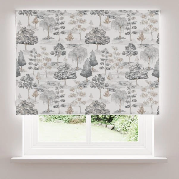 Dunelm Watercolour Trees Natural Blackout Roller Blind 5 Dunelm Watercolour Trees Natural Blackout Roller Blind - Image 3