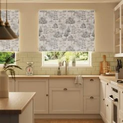 Dunelm Watercolour Trees Natural Blackout Roller Blind 10 Dunelm Watercolour Trees Natural Blackout Roller Blind -Dunelm Sales Store 30754439 alt03