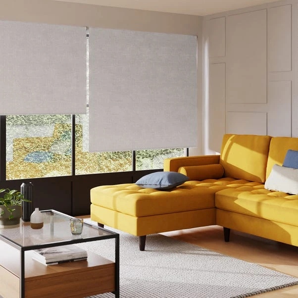 Dunelm Montreal Dove Grey Blackout Roller Blind 4 Dunelm Montreal Dove Grey Blackout Roller Blind - Image 2