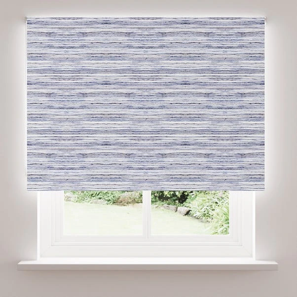 Dunelm Whitmore Blue Stripe Blackout Roller Blind 5 Dunelm Whitmore Blue Stripe Blackout Roller Blind - Image 3