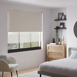 Dunelm Sheer Dove Grey Blackout Double Roller Blind -Dunelm Sales Store 30754474 alt01