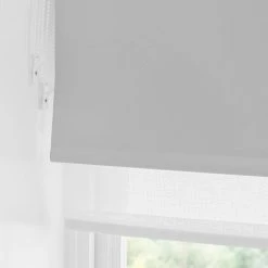 Dunelm Sheer Dove Grey Blackout Double Roller Blind -Dunelm Sales Store 30754474 alt05