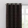 Luxury Collection Chenille Ogee Black Eyelet Curtains 1 Luxury Collection Chenille Ogee Black Eyelet Curtains -Dunelm Sales Store 30754600
