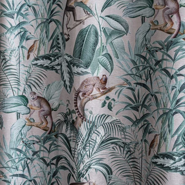 Luxury Collection Jungle Luxe Natural Eyelet Curtains 5 Luxury Collection Jungle Luxe Natural Eyelet Curtains - Image 3