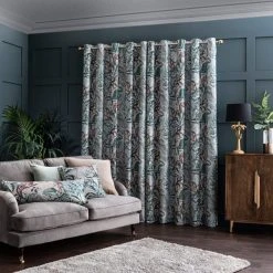 Luxury Collection Jungle Luxe Natural Eyelet Curtains 11 Luxury Collection Jungle Luxe Natural Eyelet Curtains -Dunelm Sales Store 30754621 alt04