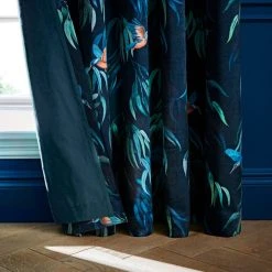 Natural History Museum Kingfisher Peacock Eyelet Curtains -Dunelm Sales Store 30754738 alt06