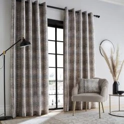 Dunelm Islington Stripe Champagne Eyelet Curtains 9 Dunelm Islington Stripe Champagne Eyelet Curtains -Dunelm Sales Store 30754746 alt01