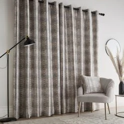 Dunelm Islington Stripe Champagne Eyelet Curtains 11 Dunelm Islington Stripe Champagne Eyelet Curtains -Dunelm Sales Store 30754746 alt04