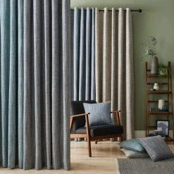 Dunelm Doha Monochrome Eyelet Curtains 11 Dunelm Doha Monochrome Eyelet Curtains -Dunelm Sales Store 30754780 alt03