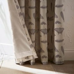 Natural History Museum Nature's Study Natural Pencil Pleat Curtains 12 Natural History Museum Nature's Study Natural Pencil Pleat Curtains -Dunelm Sales Store 30754794 alt06