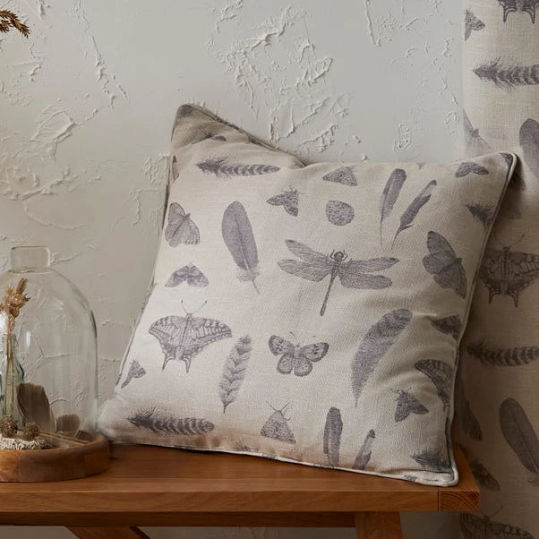 Natural History Museum Nature's Study Natural Pencil Pleat Curtains 8 Natural History Museum Nature's Study Natural Pencil Pleat Curtains - Image 6