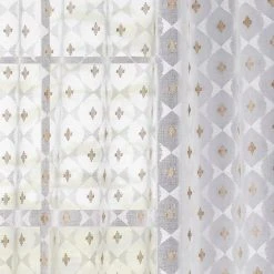 Dunelm Embroidered Aztec Slot Top Voile 9 Dunelm Embroidered Aztec Slot Top Voile -Dunelm Sales Store 30754849 alt02