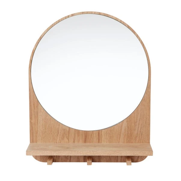 Dunelm Wooden Shelf Mirror 4 Dunelm Wooden Shelf Mirror - Image 2