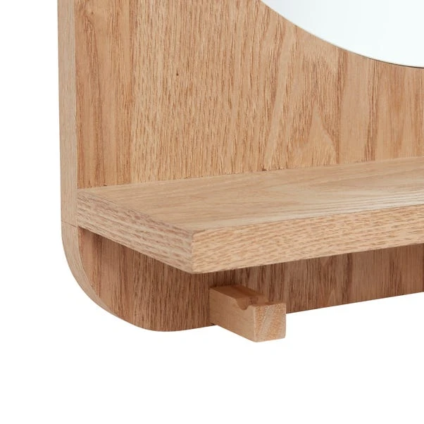 Dunelm Wooden Shelf Mirror 6 Dunelm Wooden Shelf Mirror - Image 4