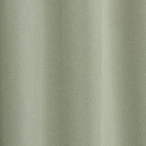 Dunelm Luna Brushed Sage Blackout Eyelet Curtains 5 Dunelm Luna Brushed Sage Blackout Eyelet Curtains - Image 3
