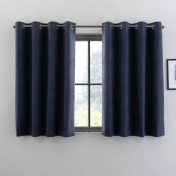 Dunelm Zodiac Navy Eyelet Blackout Curtains 12 Dunelm Zodiac Navy Eyelet Blackout Curtains -Dunelm Sales Store 30755052 alt05