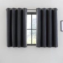 Dunelm Zodiac Charcoal Blackout Eyelet Curtains 12 Dunelm Zodiac Charcoal Blackout Eyelet Curtains -Dunelm Sales Store 30755061 alt05