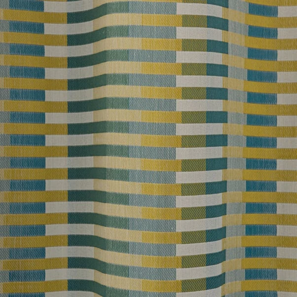 Elements Kansas Stripe Chartreuse Eyelet Curtains 5 Elements Kansas Stripe Chartreuse Eyelet Curtains - Image 3