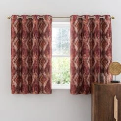 Dunelm Santa Rosa Red Eyelet Curtains 12 Dunelm Santa Rosa Red Eyelet Curtains -Dunelm Sales Store 30755110 alt05