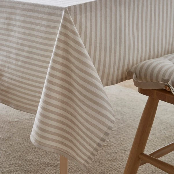 Dunelm Linford Stripe Tablecloth 4 Dunelm Linford Stripe Tablecloth - Image 2