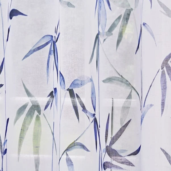 Dunelm Printed Bamboo Slot Top Voile 5 Dunelm Printed Bamboo Slot Top Voile - Image 3