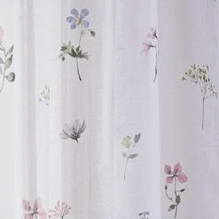 Dunelm Pressed Floral Slot Top Voile 8 Dunelm Pressed Floral Slot Top Voile -Dunelm Sales Store 30755390 alt02