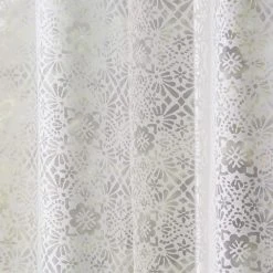Dunelm Pretty Boho Tile Burnout Slot Top Voile 8 Dunelm Pretty Boho Tile Burnout Slot Top Voile -Dunelm Sales Store 30755403 alt02
