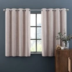 Dunelm Textured Chenille Mushroom Eyelet Curtains 12 Dunelm Textured Chenille Mushroom Eyelet Curtains -Dunelm Sales Store 30755486 alt05