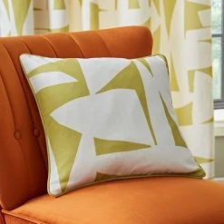 Elements Klipp Chartreuse Eyelet Curtains 10 Elements Klipp Chartreuse Eyelet Curtains -Dunelm Sales Store 30755516 alt07