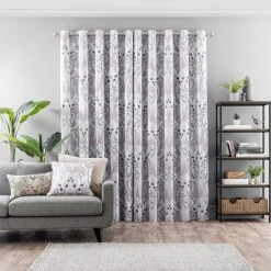 Dunelm Havisham Grey Eyelet Curtains 11 Dunelm Havisham Grey Eyelet Curtains -Dunelm Sales Store 30755599 alt04