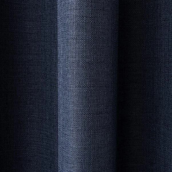 Dunelm Paris Recycled Navy Eyelet Curtains 5 Dunelm Paris Recycled Navy Eyelet Curtains - Image 3