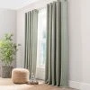 Dunelm Paris Recycled Sage Eyelet Curtains -Dunelm Sales Store 30756170