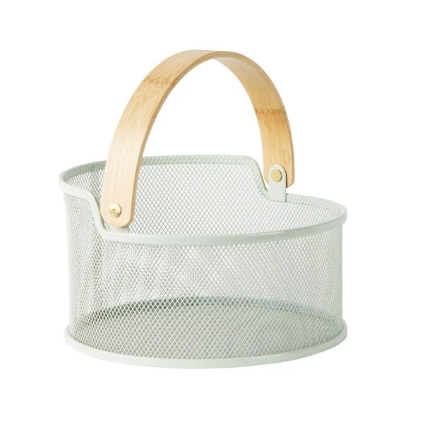 Dunelm Small Round Wire Mesh Basket 4 Dunelm Small Round Wire Mesh Basket - Image 2