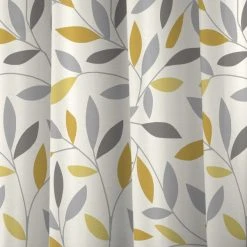 Fusion Beechwood Ochre Eyelet Curtains 8 Fusion Beechwood Ochre Eyelet Curtains -Dunelm Sales Store 30756635 alt02