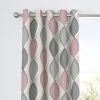 Fusion Lennox Blush Eyelet Curtains -Dunelm Sales Store 30756667