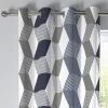 Fusion Magna Navy Eyelet Curtains 1 Fusion Magna Navy Eyelet Curtains -Dunelm Sales Store 30756691