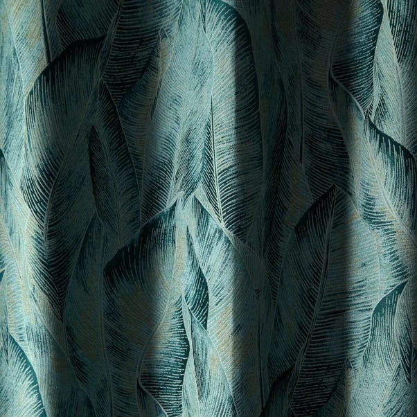 Dunelm Malawi Green Eyelet Curtains 5 Dunelm Malawi Green Eyelet Curtains - Image 3