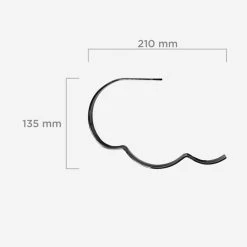 Dunelm Mix And Match Wave Curtain Holdback Pair 7 Dunelm Mix And Match Wave Curtain Holdback Pair -Dunelm Sales Store 30758408 alt09