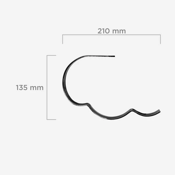 Dunelm Mix And Match Wave Curtain Holdback Pair 5 Dunelm Mix And Match Wave Curtain Holdback Pair - Image 3