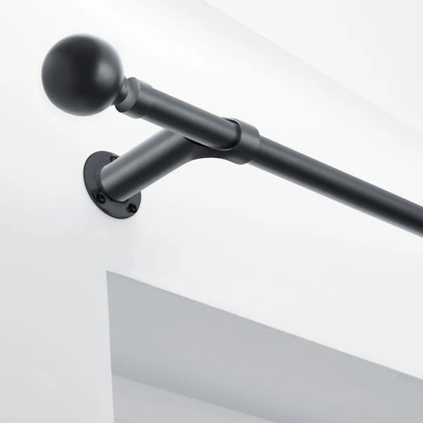 Dunelm Ashton Room Darkening Extendable Eyelet Curtain Pole 25/28mm 4 Dunelm Ashton Room Darkening Extendable Eyelet Curtain Pole 25/28mm - Image 2