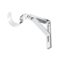Dunelm Trumpet 25-28mm Metal Extendable Chrome Eyelet Curtain Pole -Dunelm Sales Store 30758703 alt02