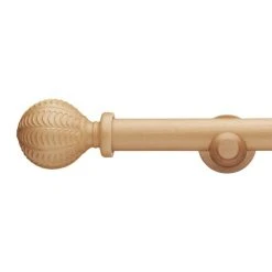 Dunelm Pretty Boho 28mm Fixed Wooden Curtain Pole 8 Dunelm Pretty Boho 28mm Fixed Wooden Curtain Pole -Dunelm Sales Store 30758710 alt01