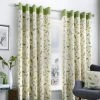 Fusion Beechwood Green Eyelet Curtains 1 Fusion Beechwood Green Eyelet Curtains -Dunelm Sales Store 30759065