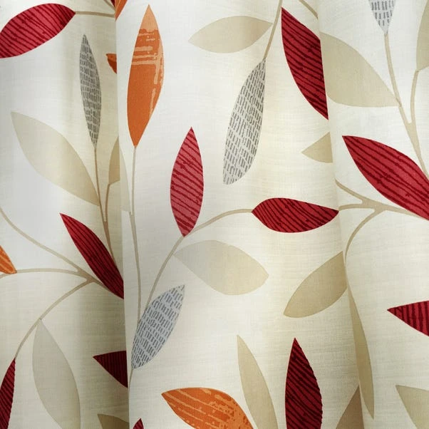 Fusion Beechwood Red Eyelet Curtains 5 Fusion Beechwood Red Eyelet Curtains - Image 3