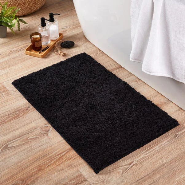 Dunelm Black Ultimate Bath Mat 3 Dunelm Black Ultimate Bath Mat